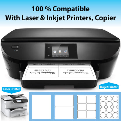 2" × 4" Shipping Labels for Laser & Inkjet Printers