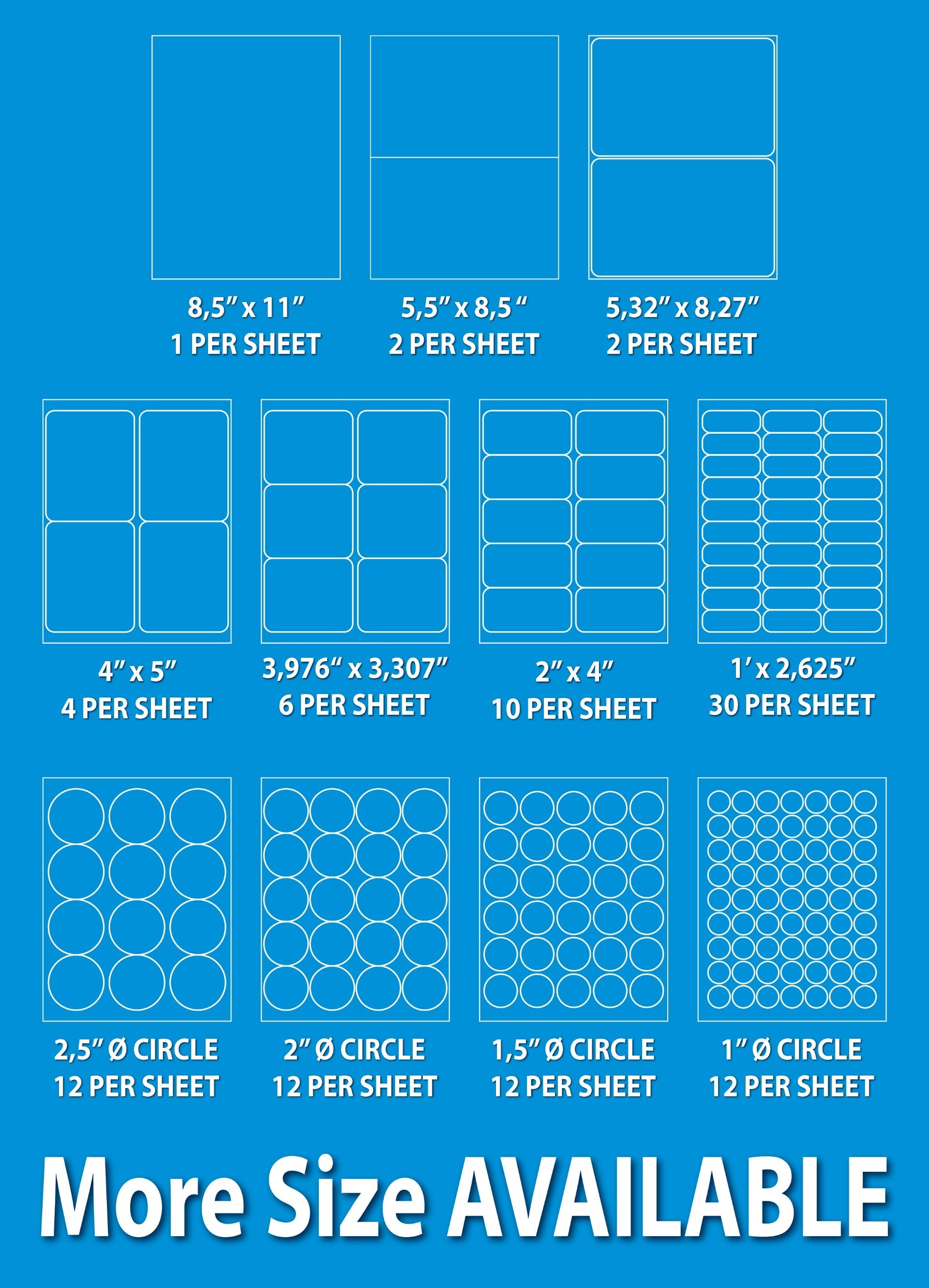 Shipping Labels for Laser & Inkjet Printers 400 Labels 4”x5”
