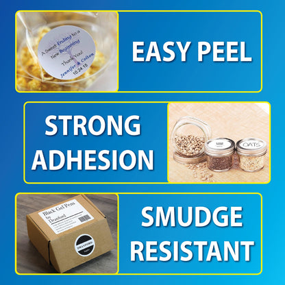 2.5” Round Shipping Labels for Laser & Inkjet Printers