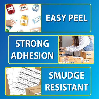 2" × 4" Shipping Labels for Laser & Inkjet Printers