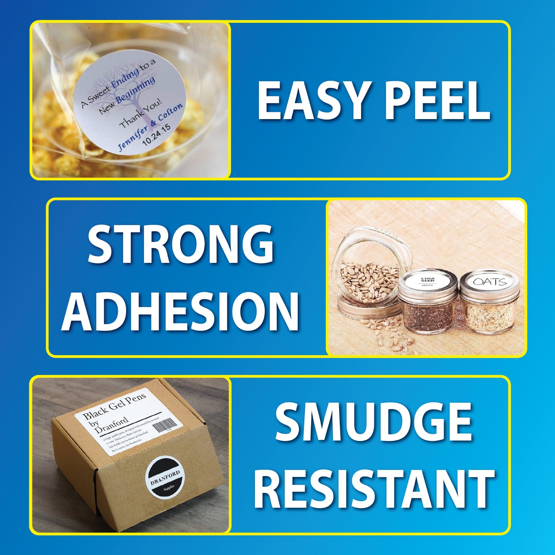 Shipping Labels for Laser & Inkjet Printers 1200 Labels 2.5” Round