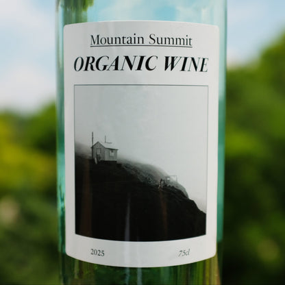 Custom White Vinyl Rectangle Label