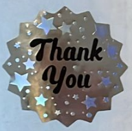 Thank You Labels for Small Business 1.5 R Inch (Galaxy)