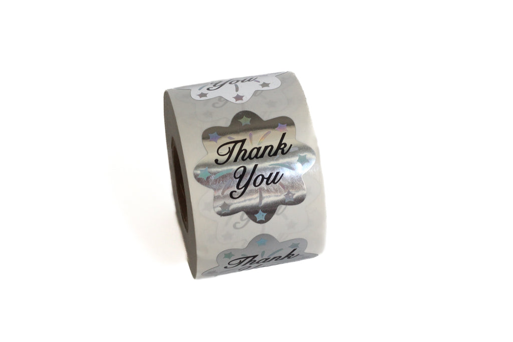 Thank You Labels for Small Business 1.5 R Inch (Leaf)