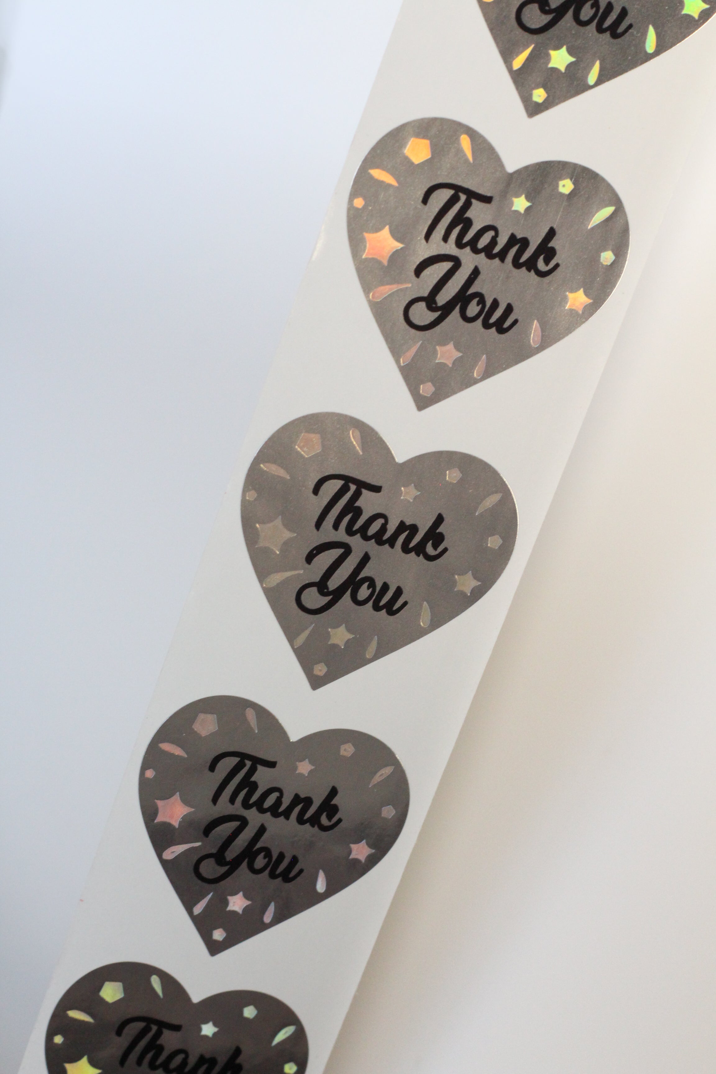 Thank You Labels for Small Business 1.5 R Inch (Love)
