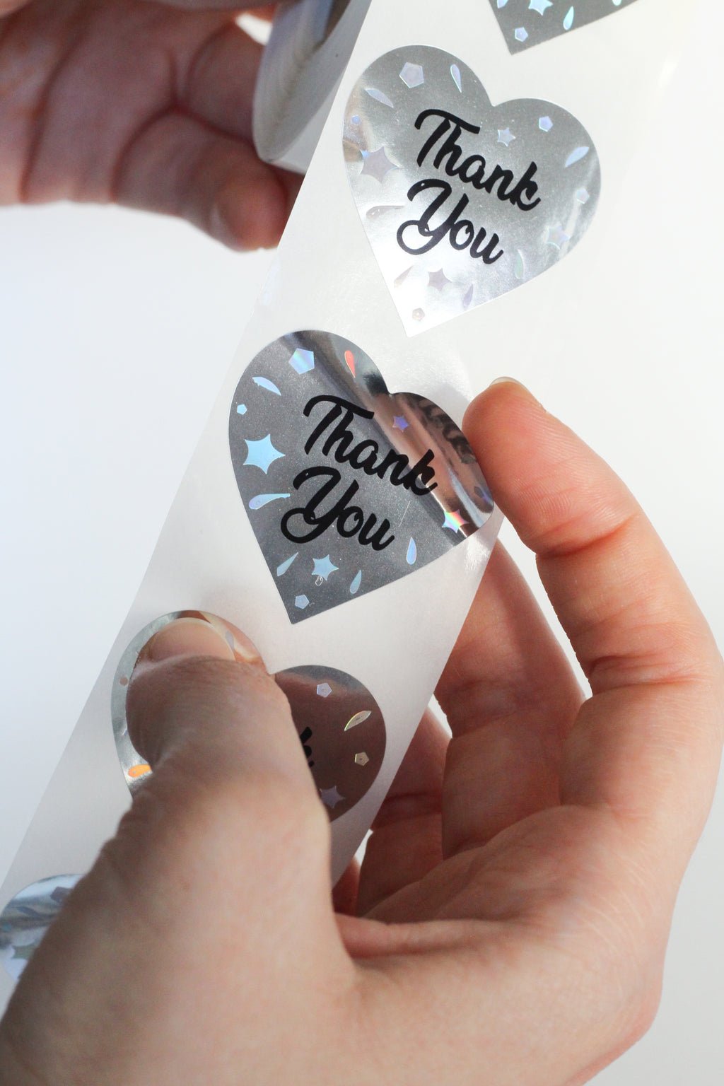 Thank You Labels for Small Business 1.5 R Inch (Love)
