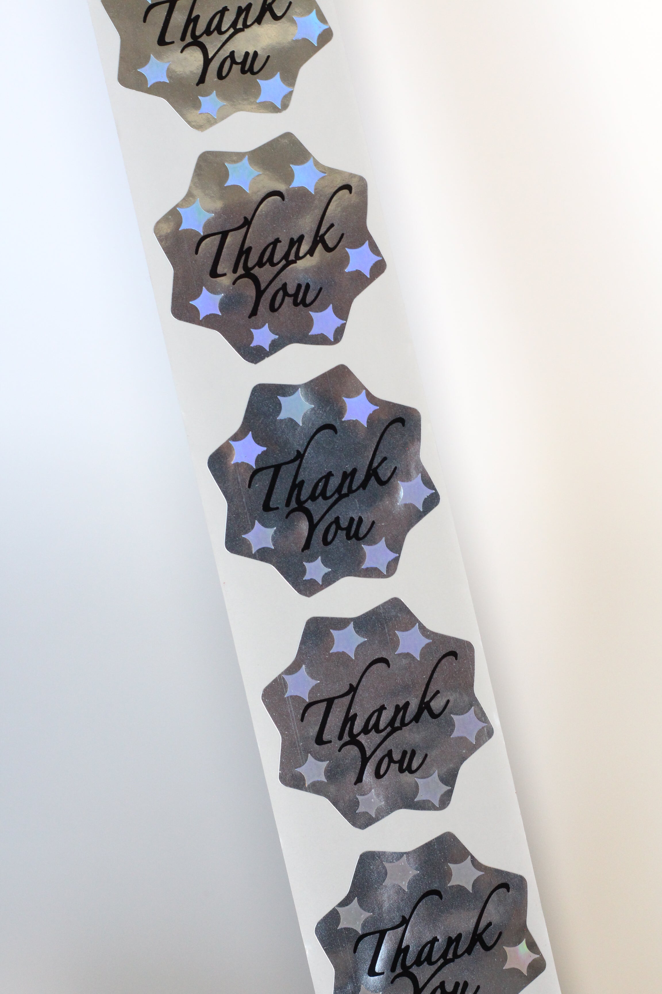 Thank You Labels for Small Business 1.5 R Inch (Star)