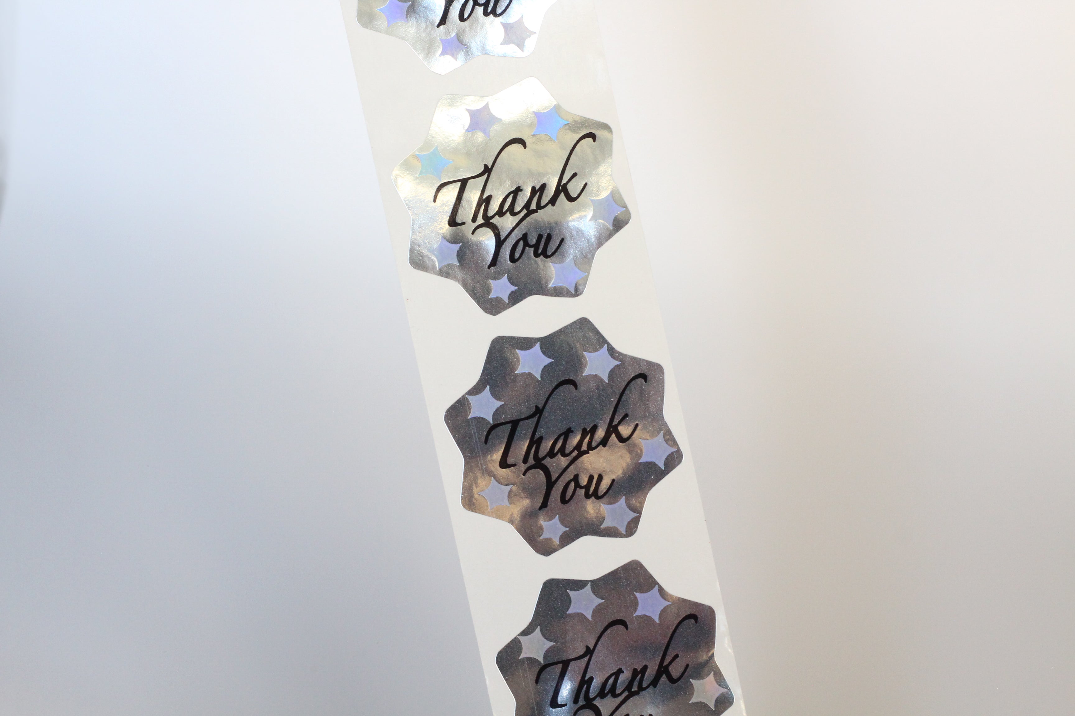 Thank You Labels for Small Business 1.5 R Inch (Star)