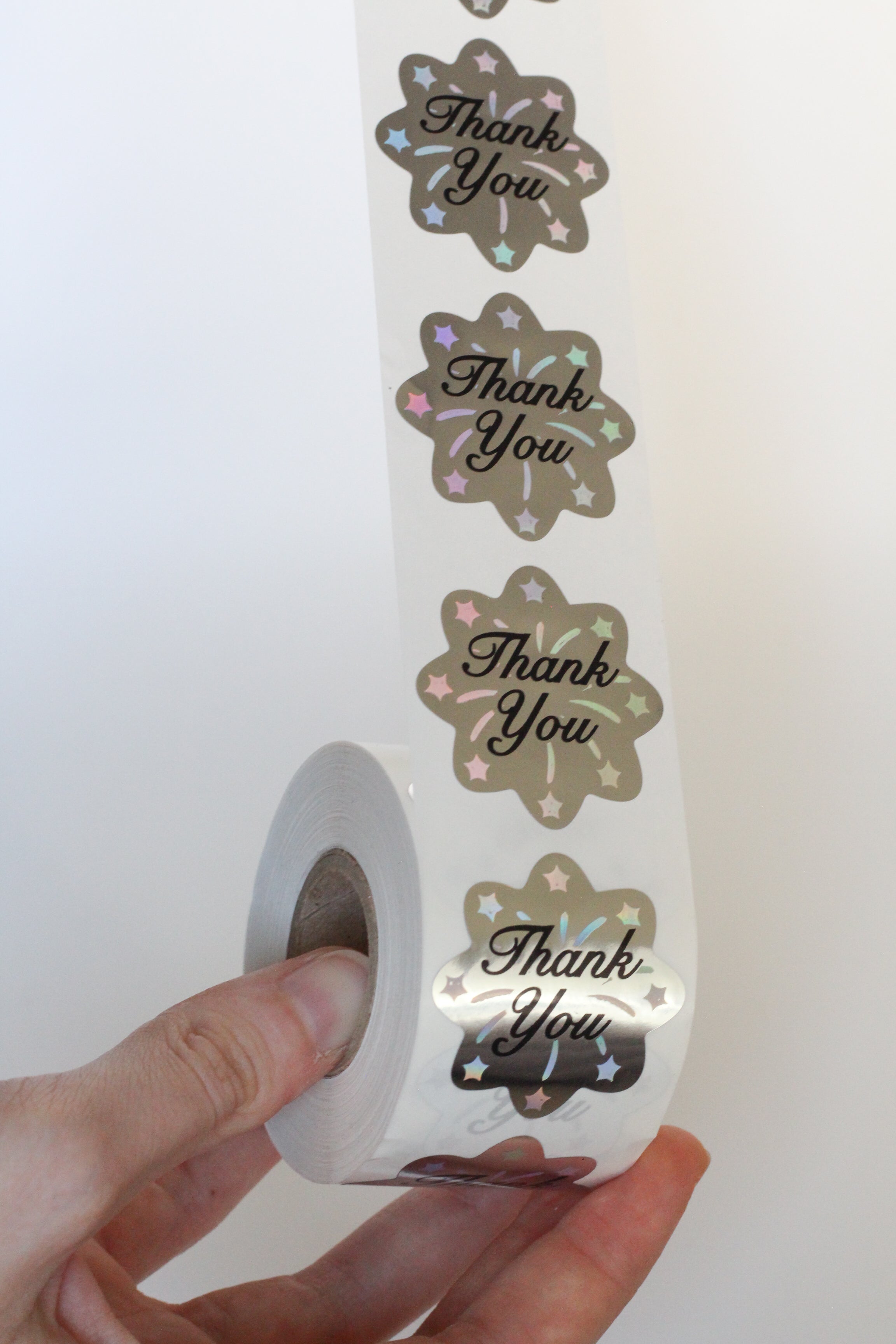 Thank You Labels for Small Business 1.5 R Inch (Leaf)
