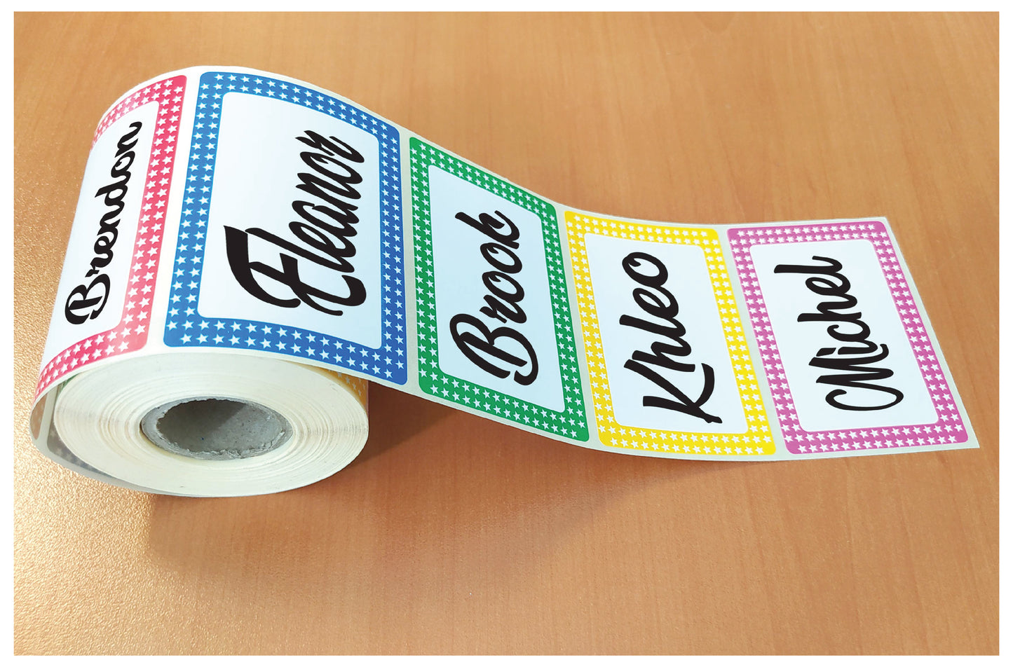 Hello My Name is Nametags 2x3 Inch 400 Pcs (Stars)
