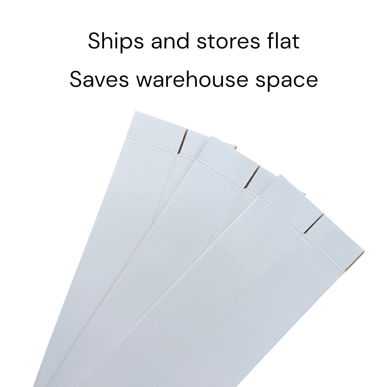 Shipping Tube Box 4x4x24" Premium Laminated Self-Sealing Edge for DTF Film Rolls, UV Stickers, Posters & Blueprints