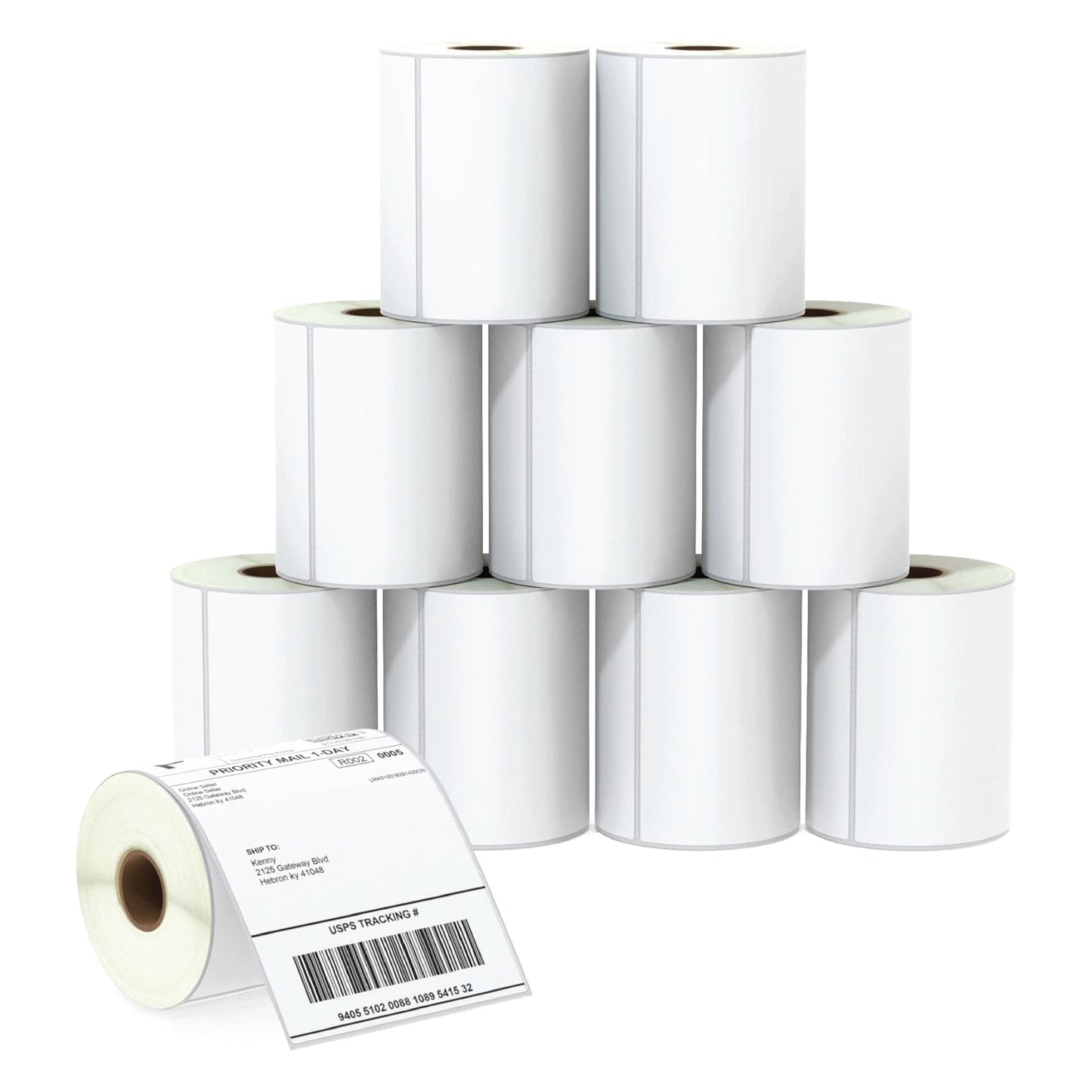4" x 6" / 3" Core Thermal Shipping Label Rolls