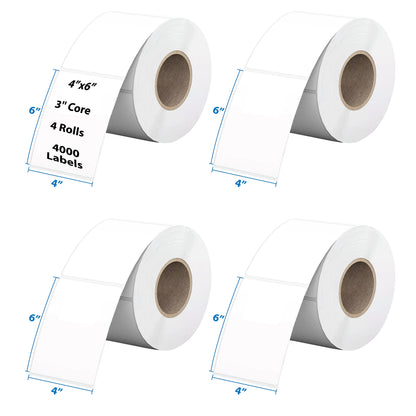 4" x 6" / 3" Core Thermal Shipping Label Rolls