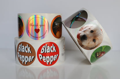 Custom Round Labels