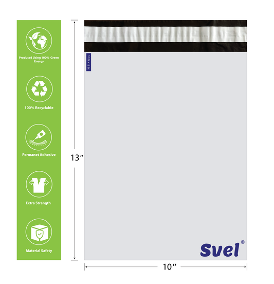 10" x 13" Poly Mailers Shipping Bags for Non-Fragile Items