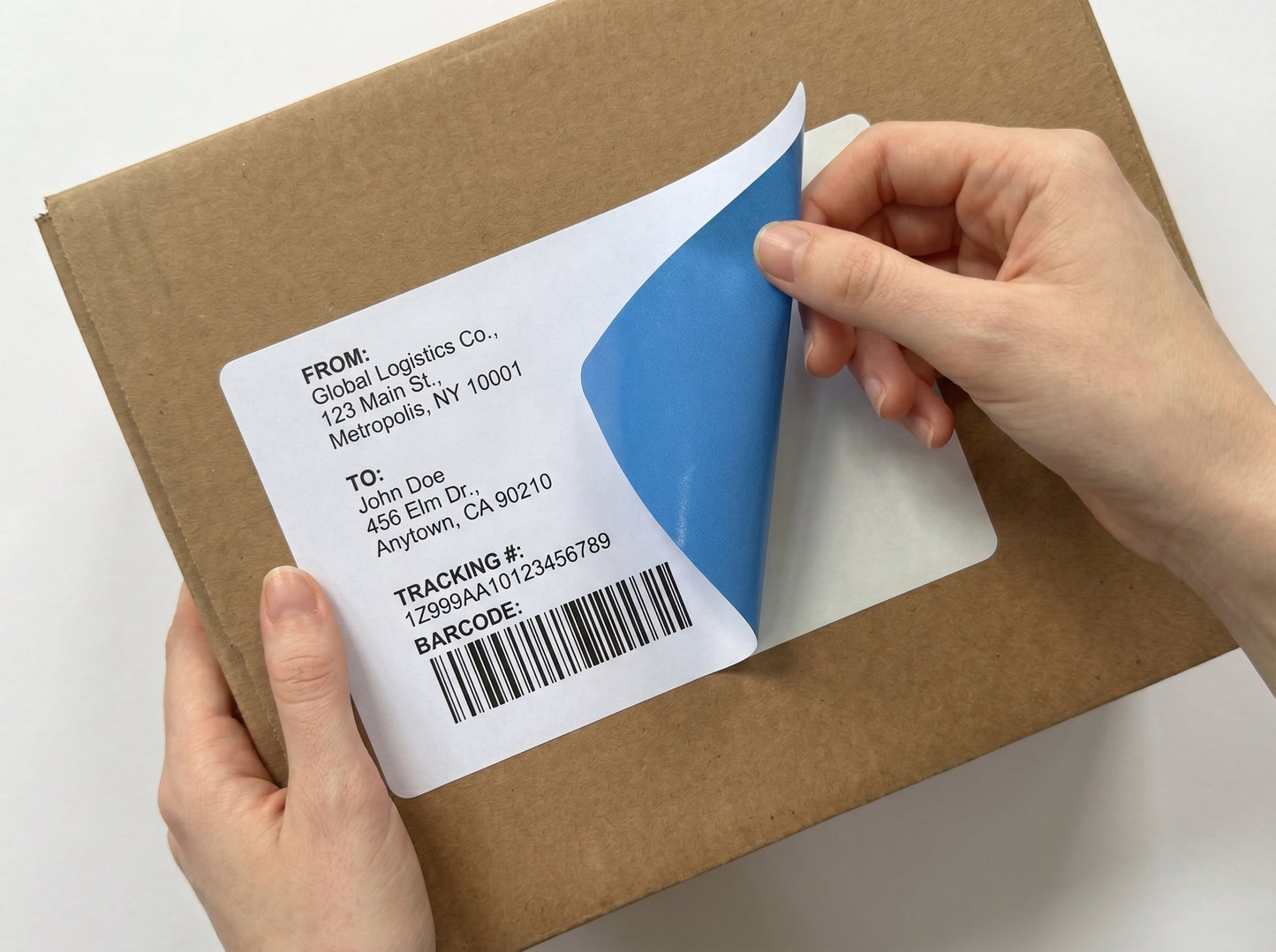 Blockout Full Sheet Labels Shipping Mailing Full Page Cover up Stickers Cover Old Barcodes & Addresses – Laser & Inkjet Printable