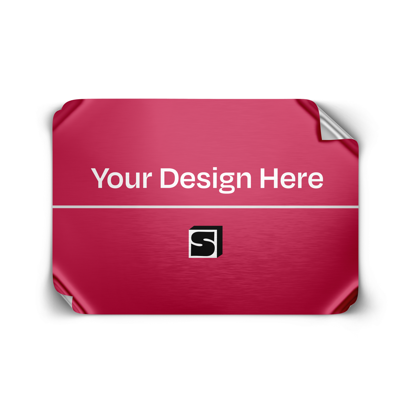 Custom Silver Metallic Vinyl Round Labels