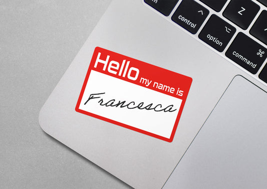 Hello My Name is Nametags 2x3 Inch 400 Pcs (Name)