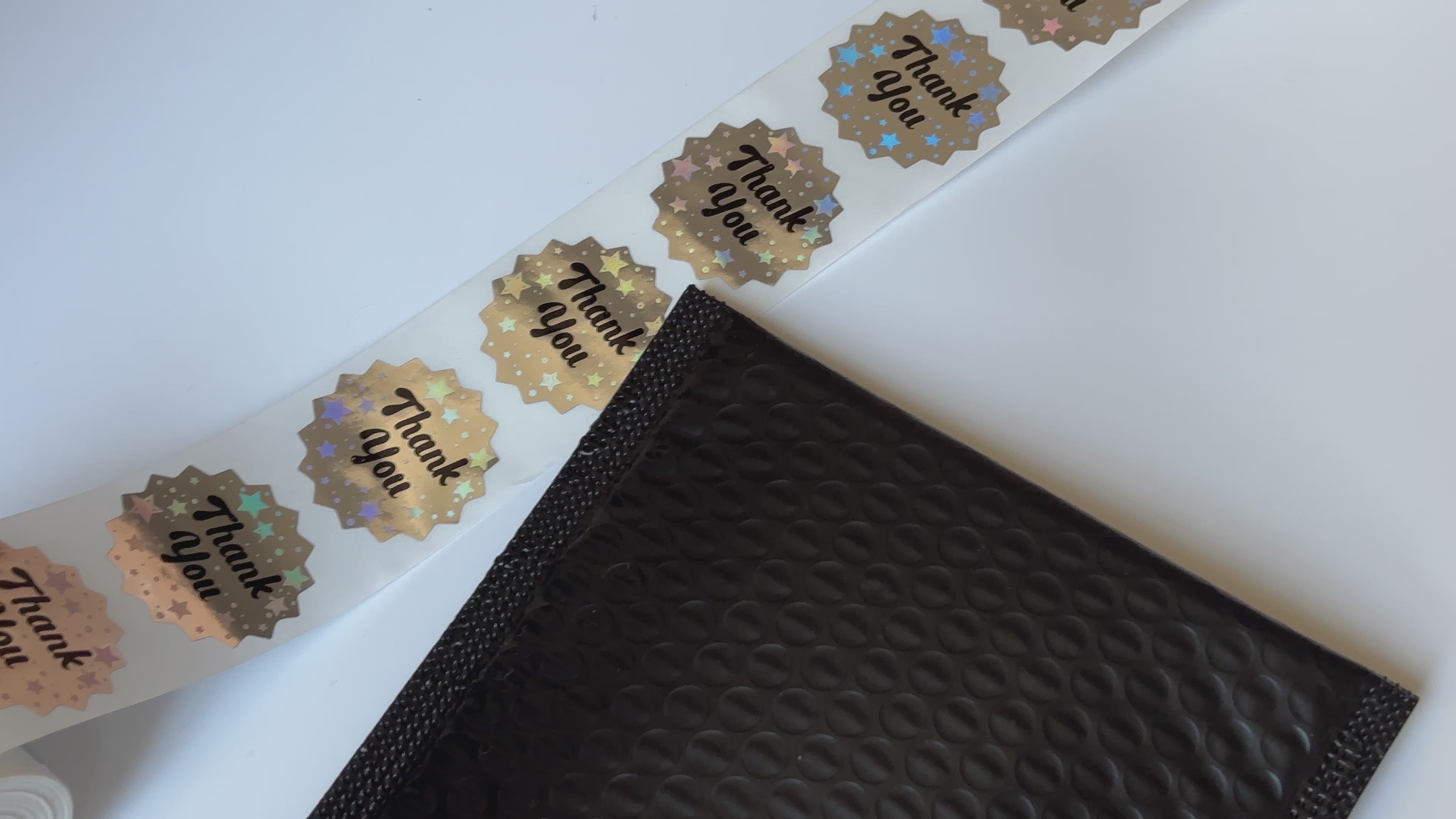 Thank You Labels for Small Business 1.5 R Inch (Galaxy)