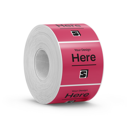 Custom Matte White Paper Square Labels