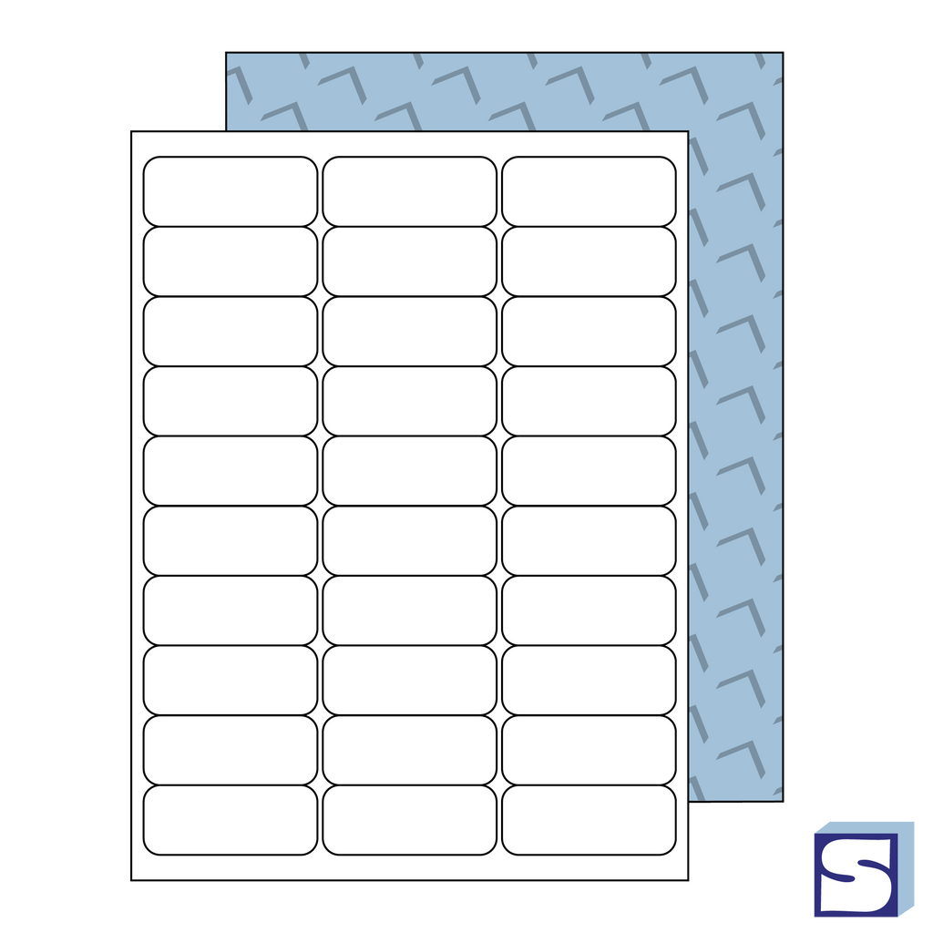 1" x 2-5/8" Shipping Labels for Laser & Inkjet Printers